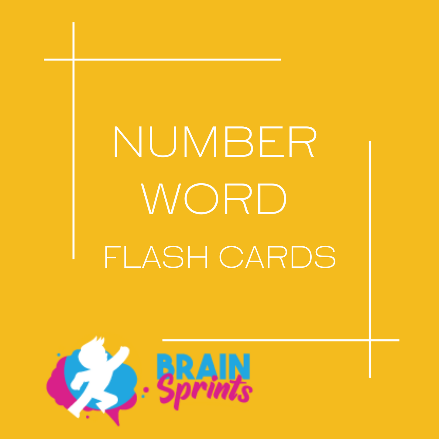 Number Word Flash Cards
