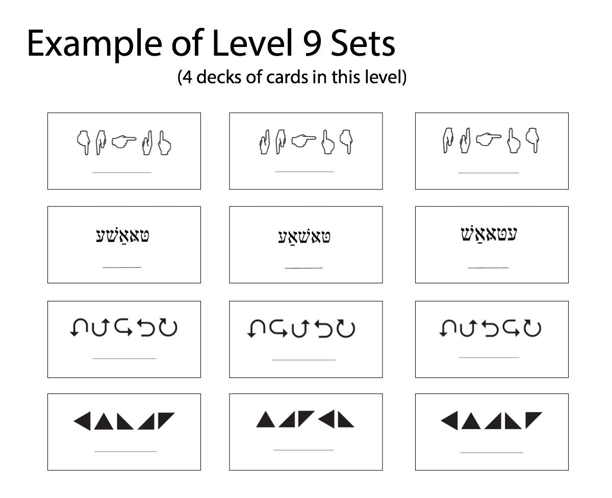 Visual Discrimination Game - Select Level 1 - 10
