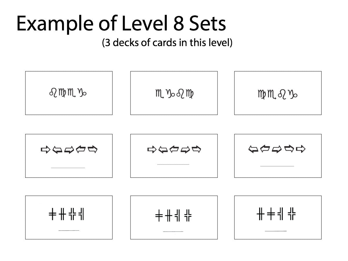 Visual Discrimination Game - Select Level 1 - 10