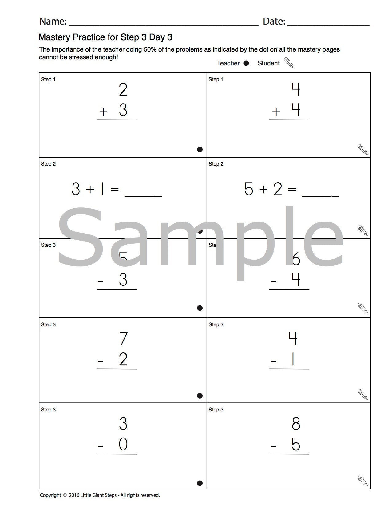 Visual Circle Math – Additional Mastery Practice Pages Download & Printed