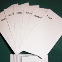 Auditory Conceptual Word cards